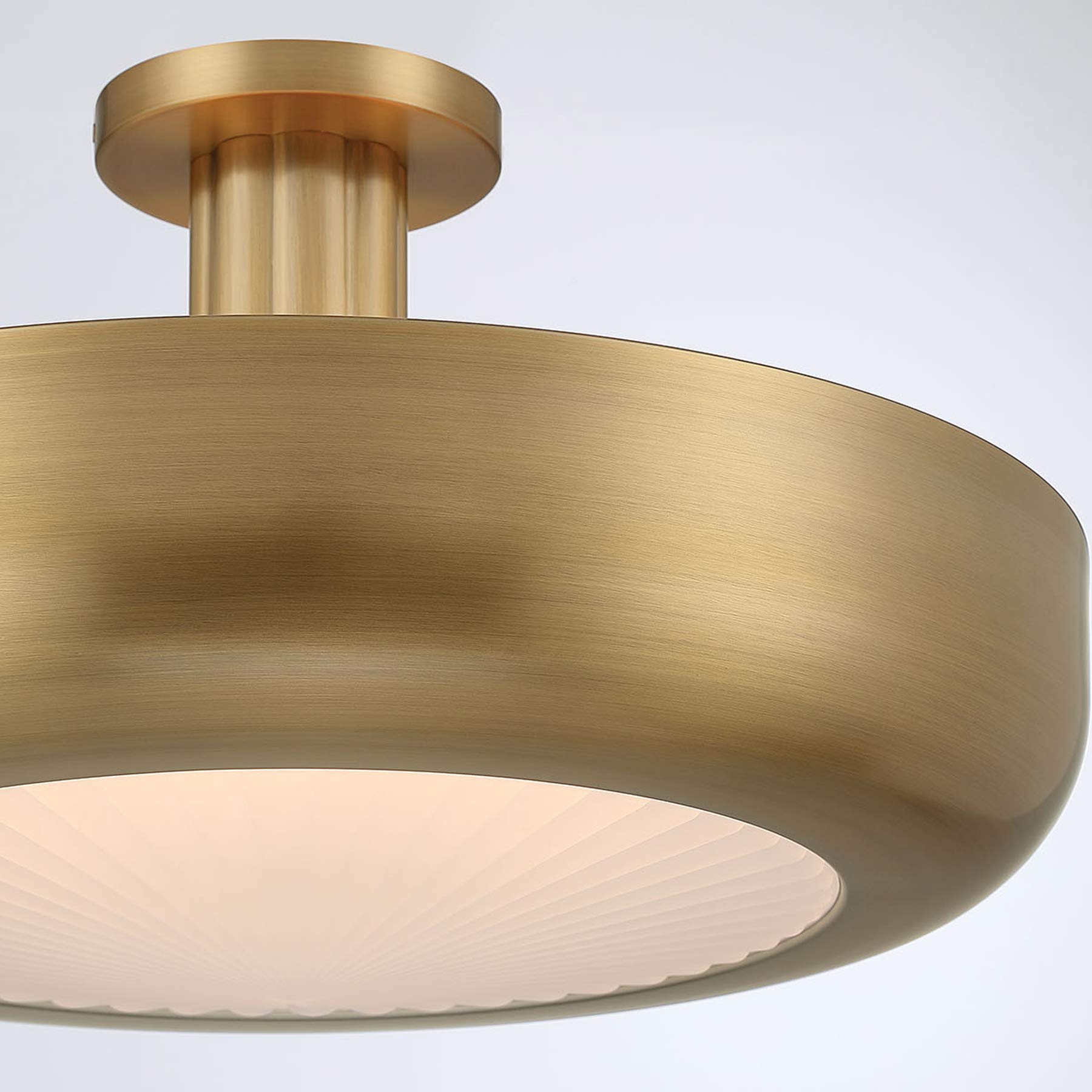 Macey LED Flush Mount Ceiling Light in Detail.