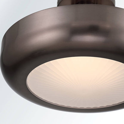Macey LED Flush Mount Ceiling Light in Detail.