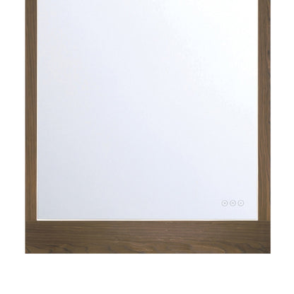 Mogano LED Wall Mirror in Detail.