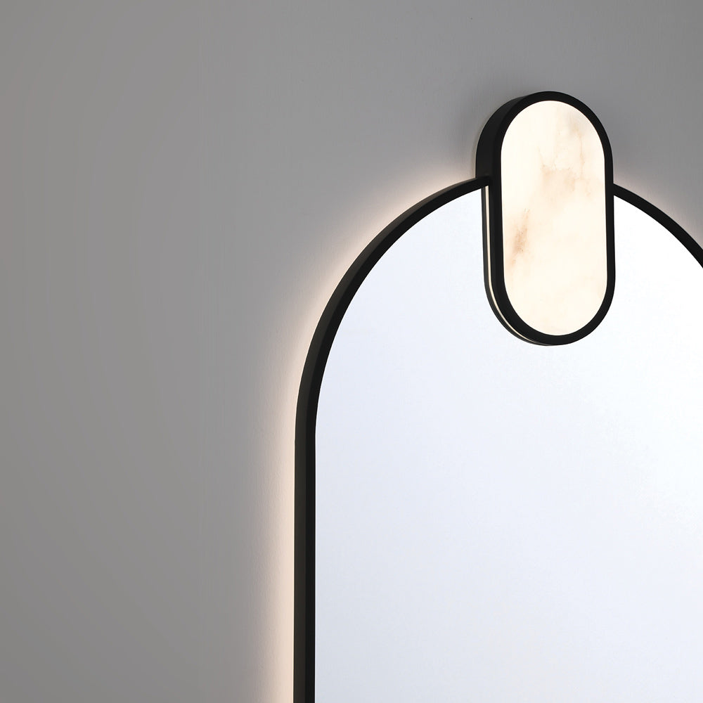 Mrissa LED Wall Mirror in Detail.
