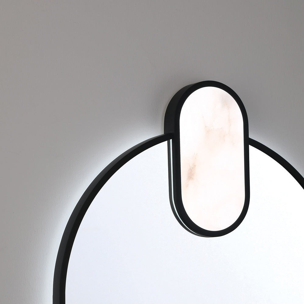 Mrissa LED Wall Mirror in Detail.