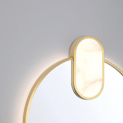 Mrissa LED Wall Mirror in Detail.