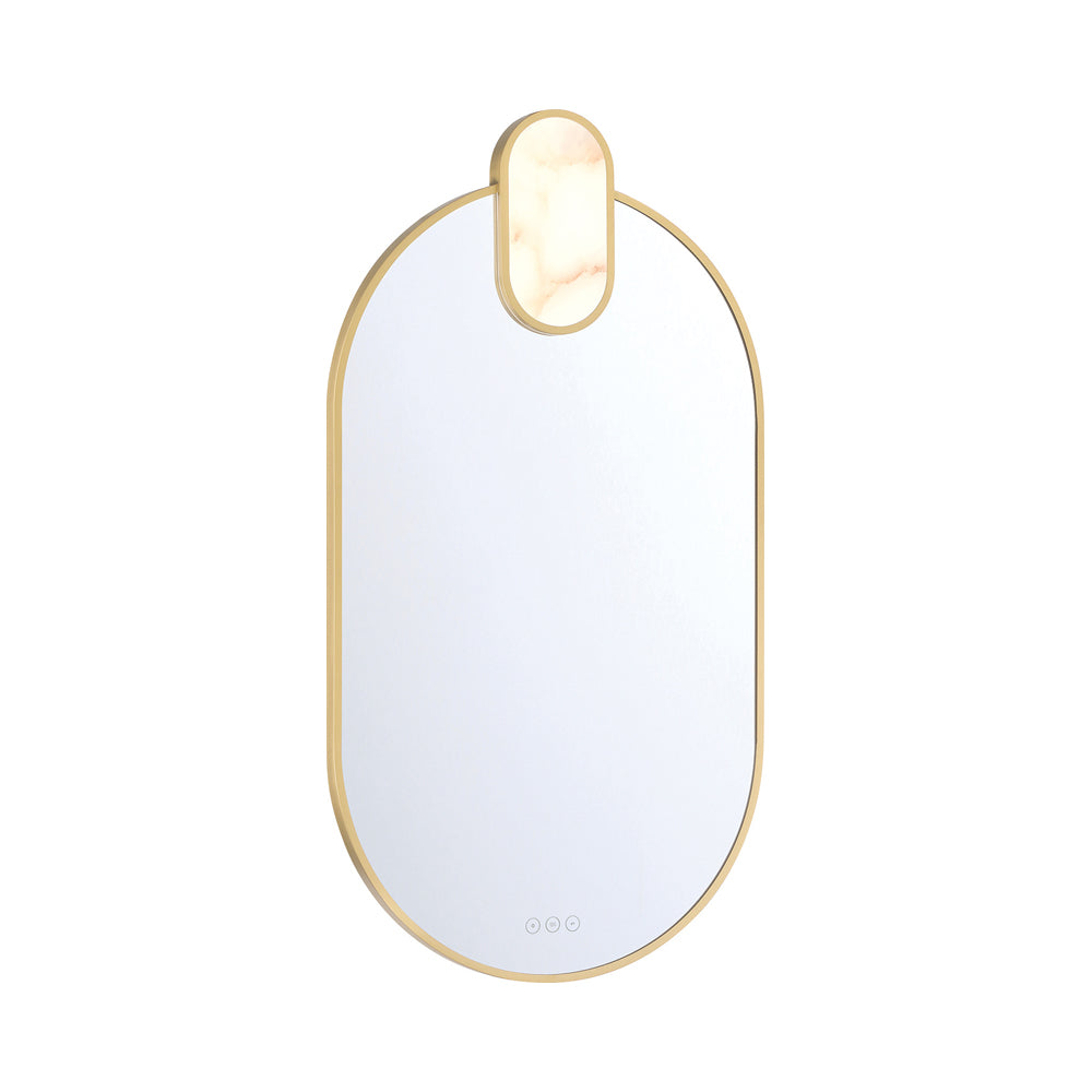 Mrissa LED Wall Mirror in Detail.