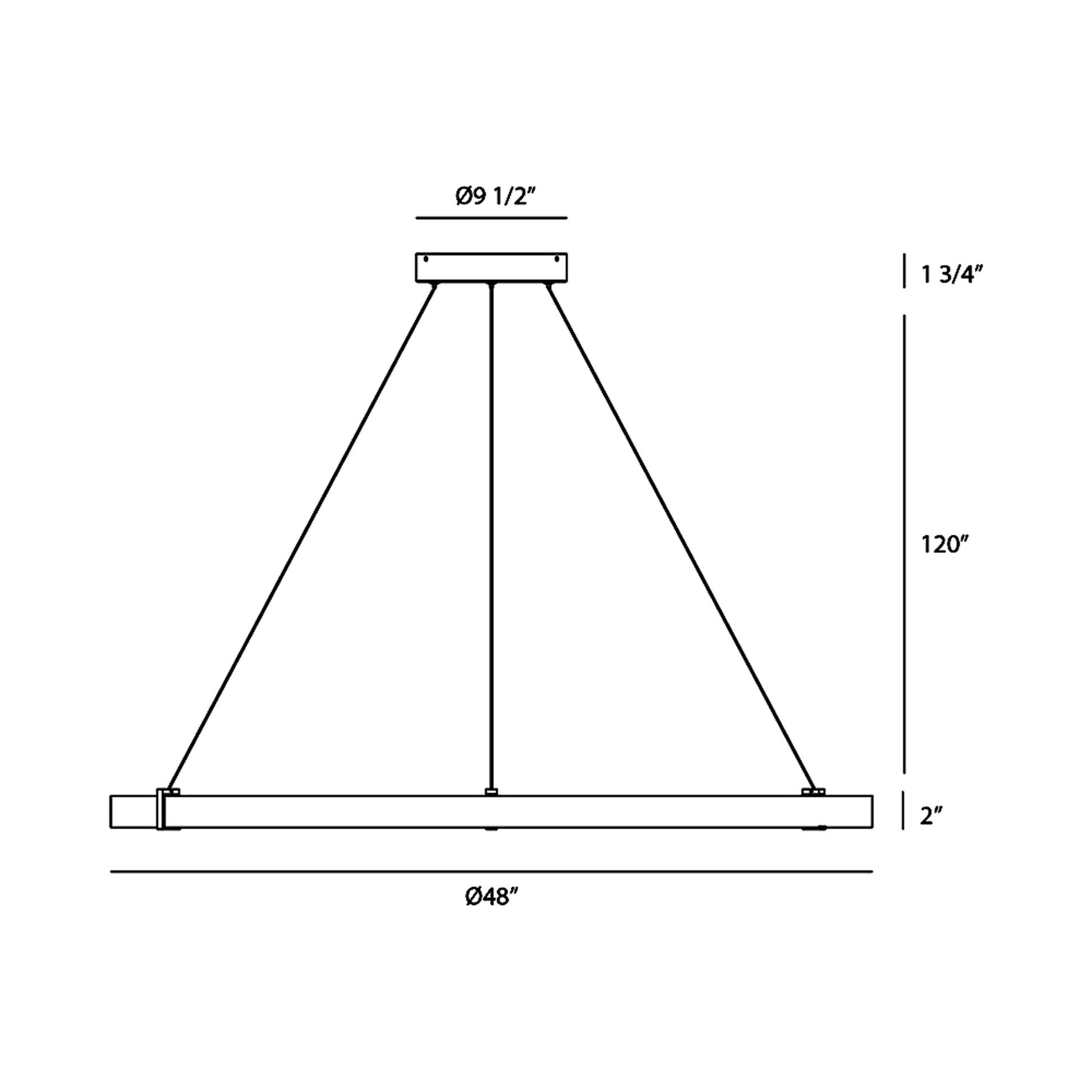 Mucci LED Pendant Light - line-drawing.