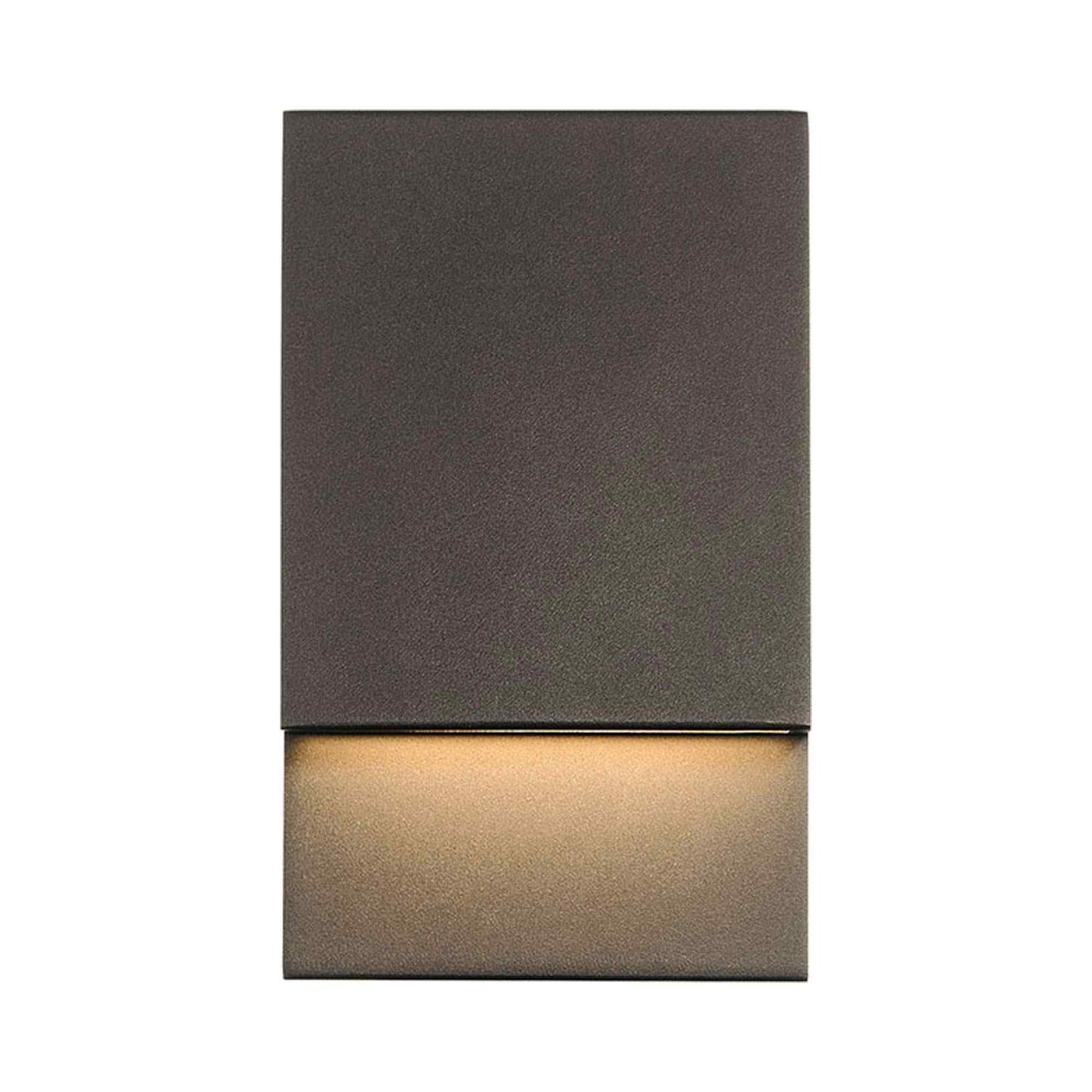 Nanton Outdoor LED Wall Light in Sand Bronze (9-Inch).
