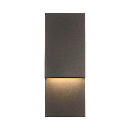 Nanton Outdoor LED Wall Light in Sand Bronze (14-Inch).