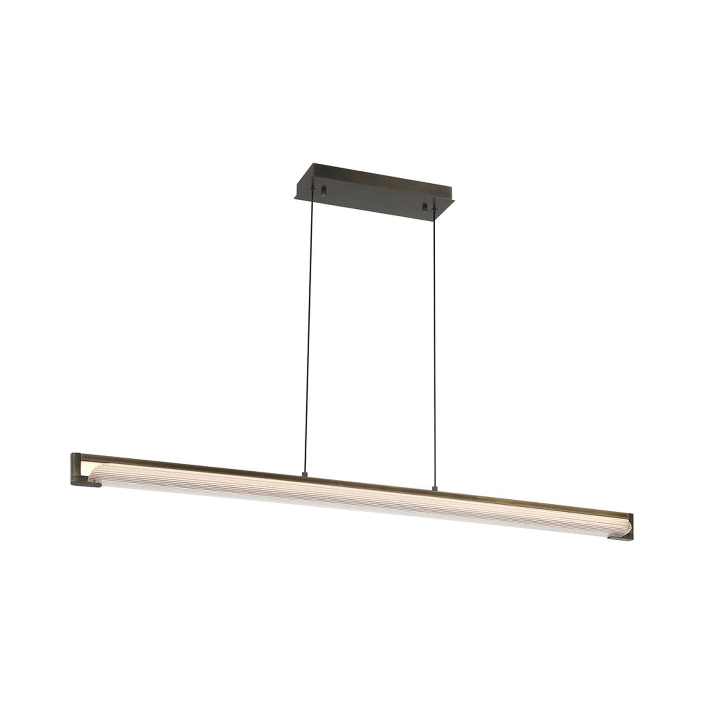 Neoness Geometric Linear LED Chandelier in Detail.