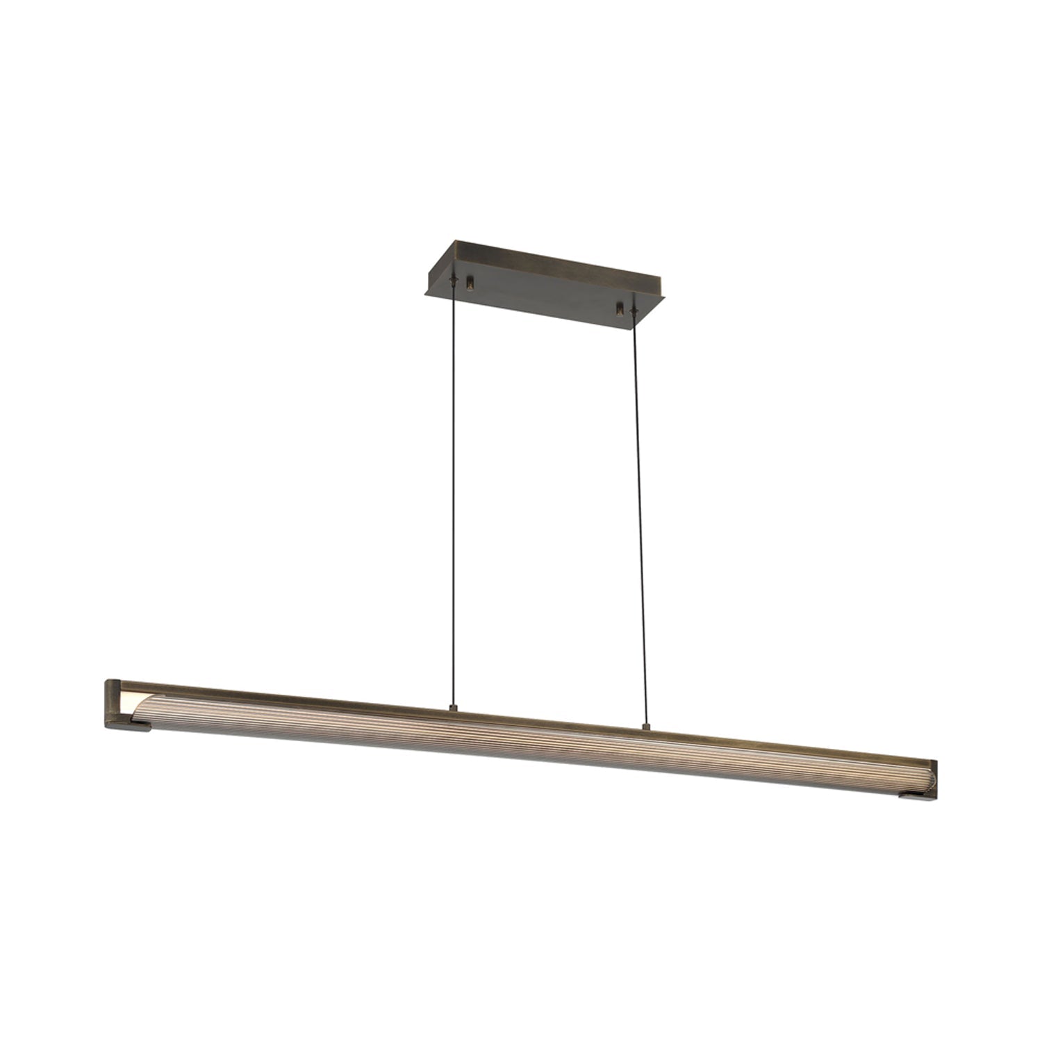 Neoness Geometric Linear LED Chandelier in Detail.