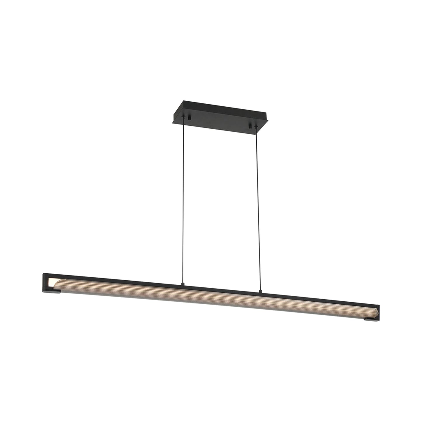 Neoness Geometric Linear LED Chandelier in Detail.