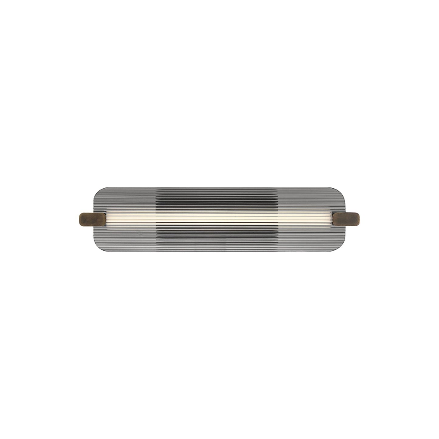 Neoness LED Bath Vanity Light in Smoked Glass (24.5-Inch).