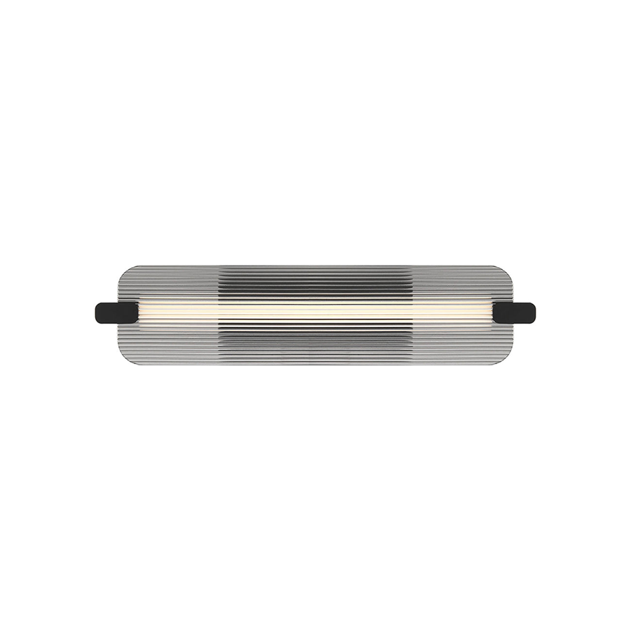 Neoness Outdoor LED Wall Light in Smoked Glass (24.5-Inch).