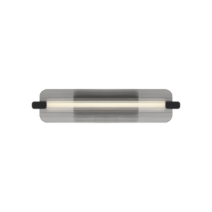 Neoness Outdoor LED Wall Light in Smoked Glass (24.5-Inch).