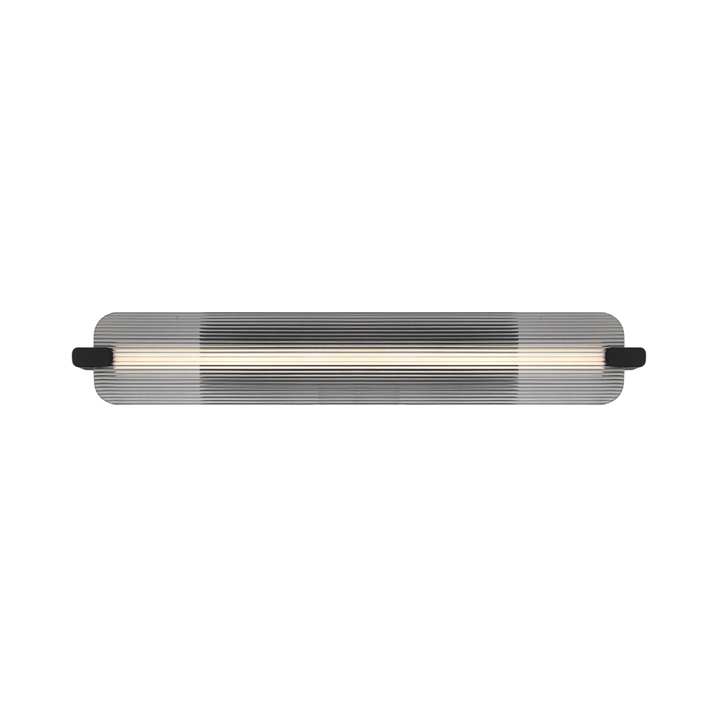 Neoness Outdoor LED Wall Light in Smoked Glass (34.25-Inch).
