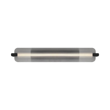 Neoness Outdoor LED Wall Light in Smoked Glass (34.25-Inch).