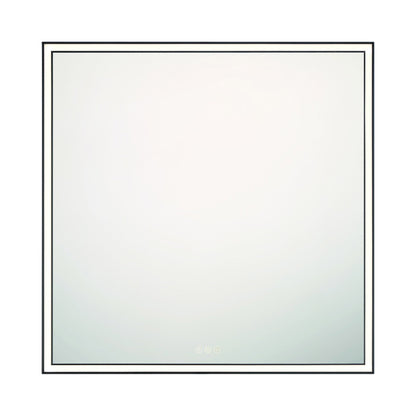 Nixon LED Mirror in Black (36-Inch/Square).