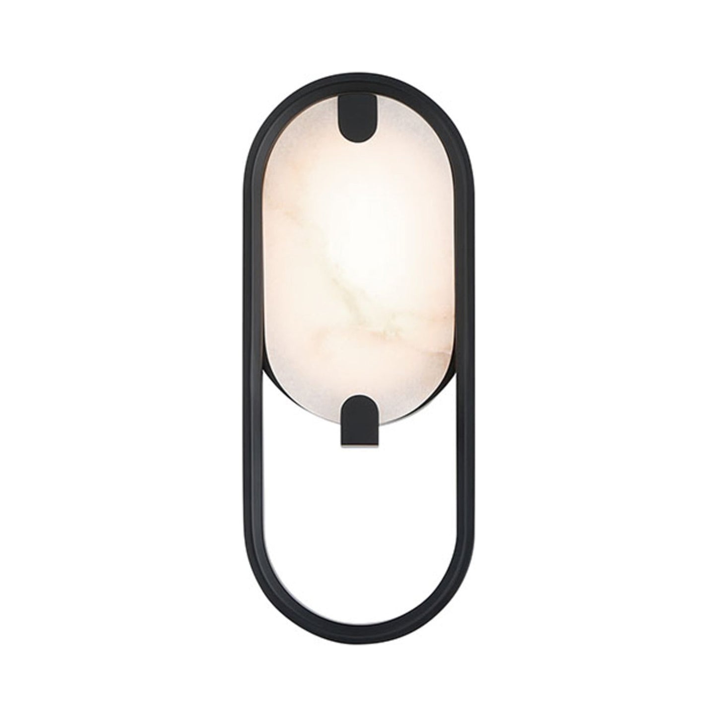 Noga LED Wall Light in Matte Black.