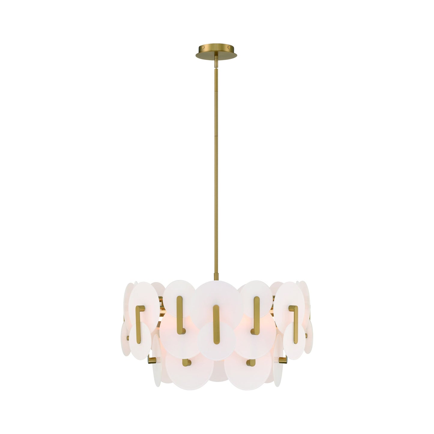Nuvola LED Chandelier in Gold.