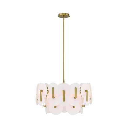 Nuvola LED Chandelier in Gold.