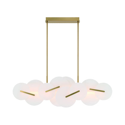Nuvola LED Linear Chandelier.