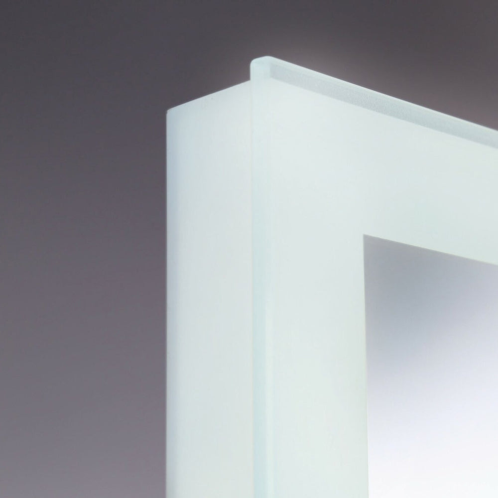 Odessa Rectangle LED Wall Mirror in Detail.