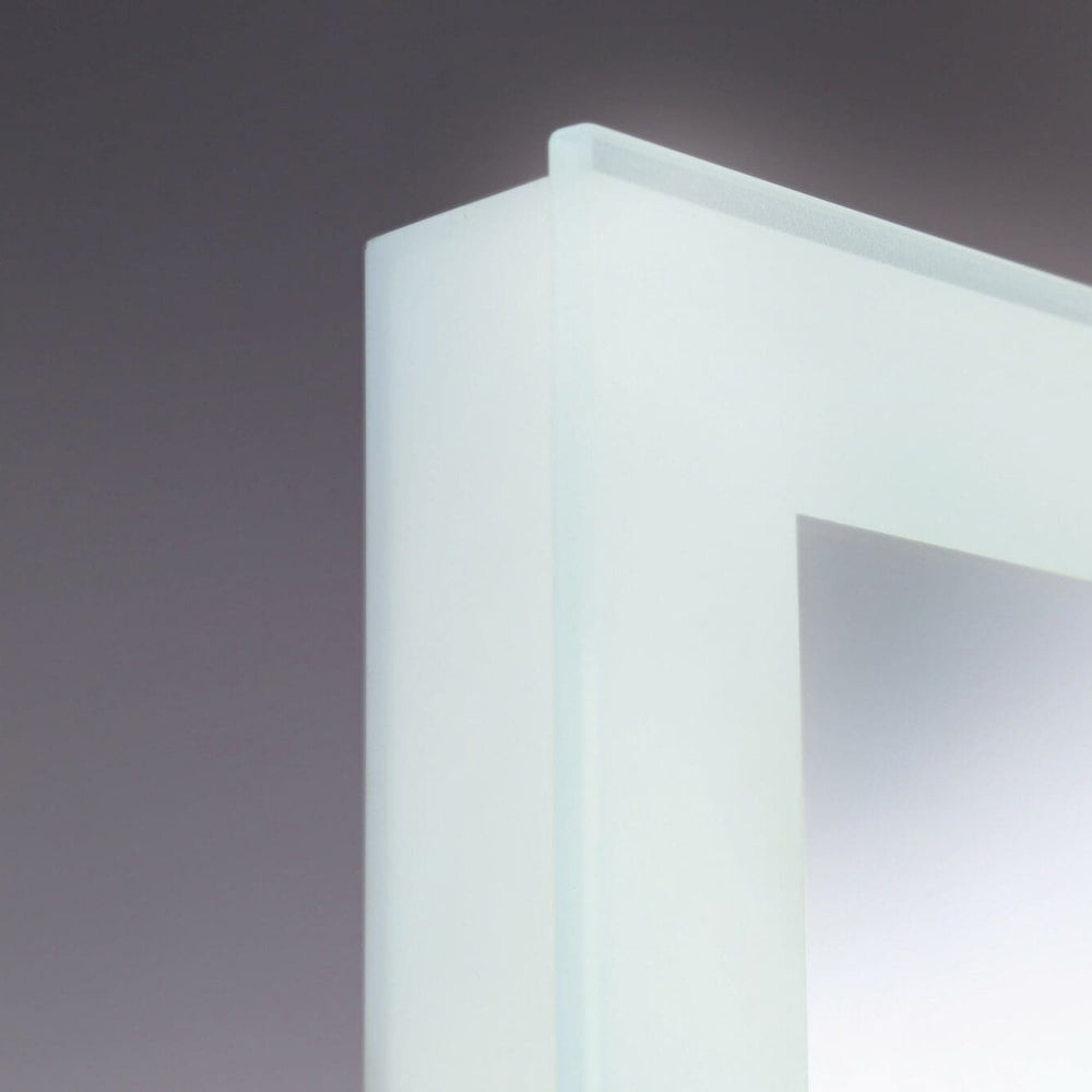 Odessa Square LED Wall Mirror in Detail.