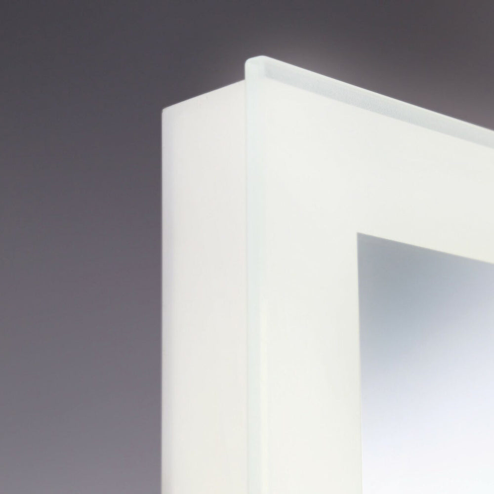 Odessa Square LED Wall Mirror in Detail.