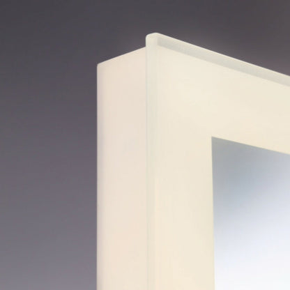 Odessa Square LED Wall Mirror in Detail.