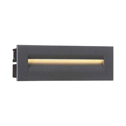 Odia Outdoor LED Wall Light in Graphite Grey.