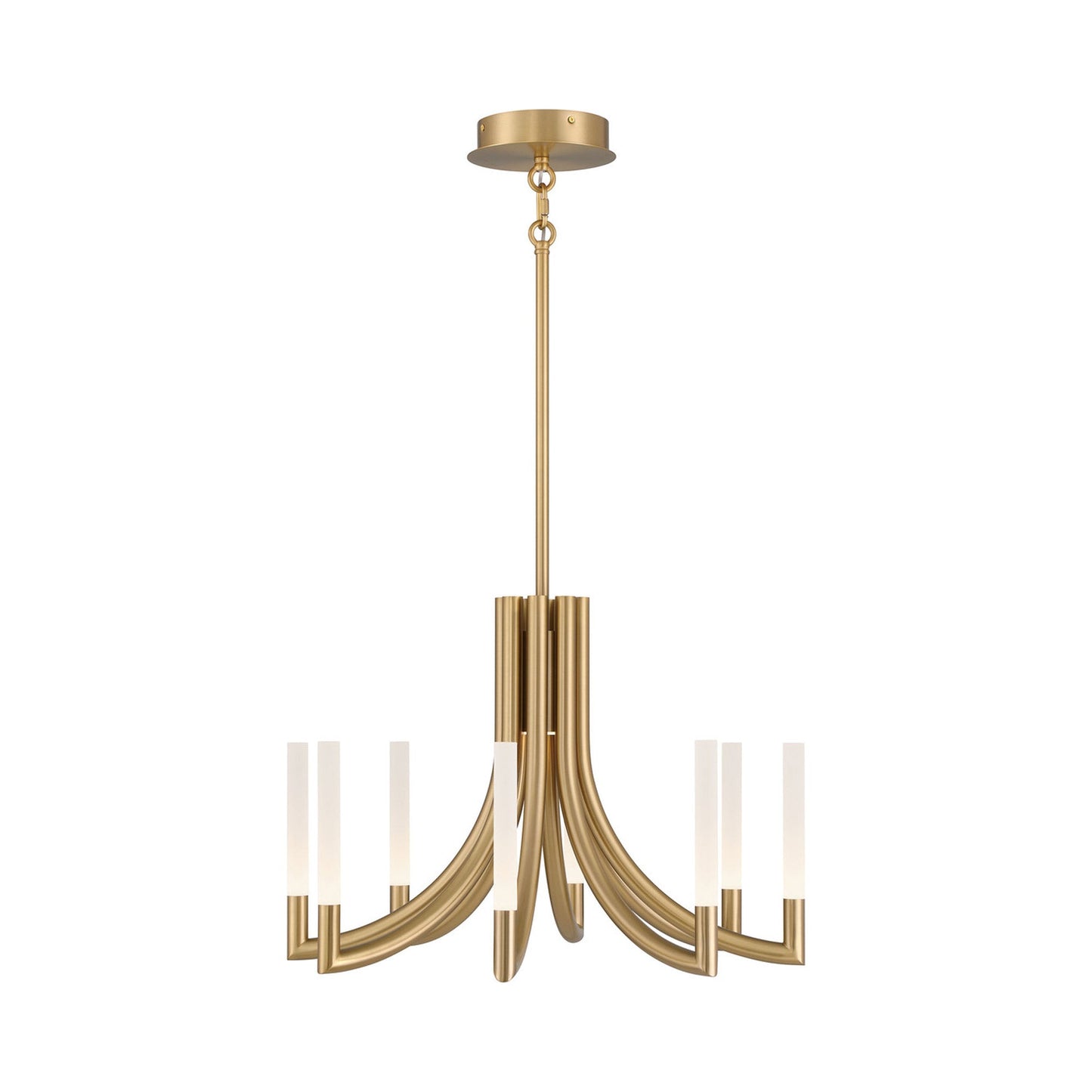 Olette LED Chandelier in Gold (8-Light).
