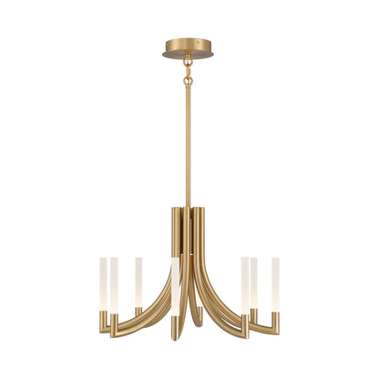 Olette LED Chandelier in Gold (8-Light).