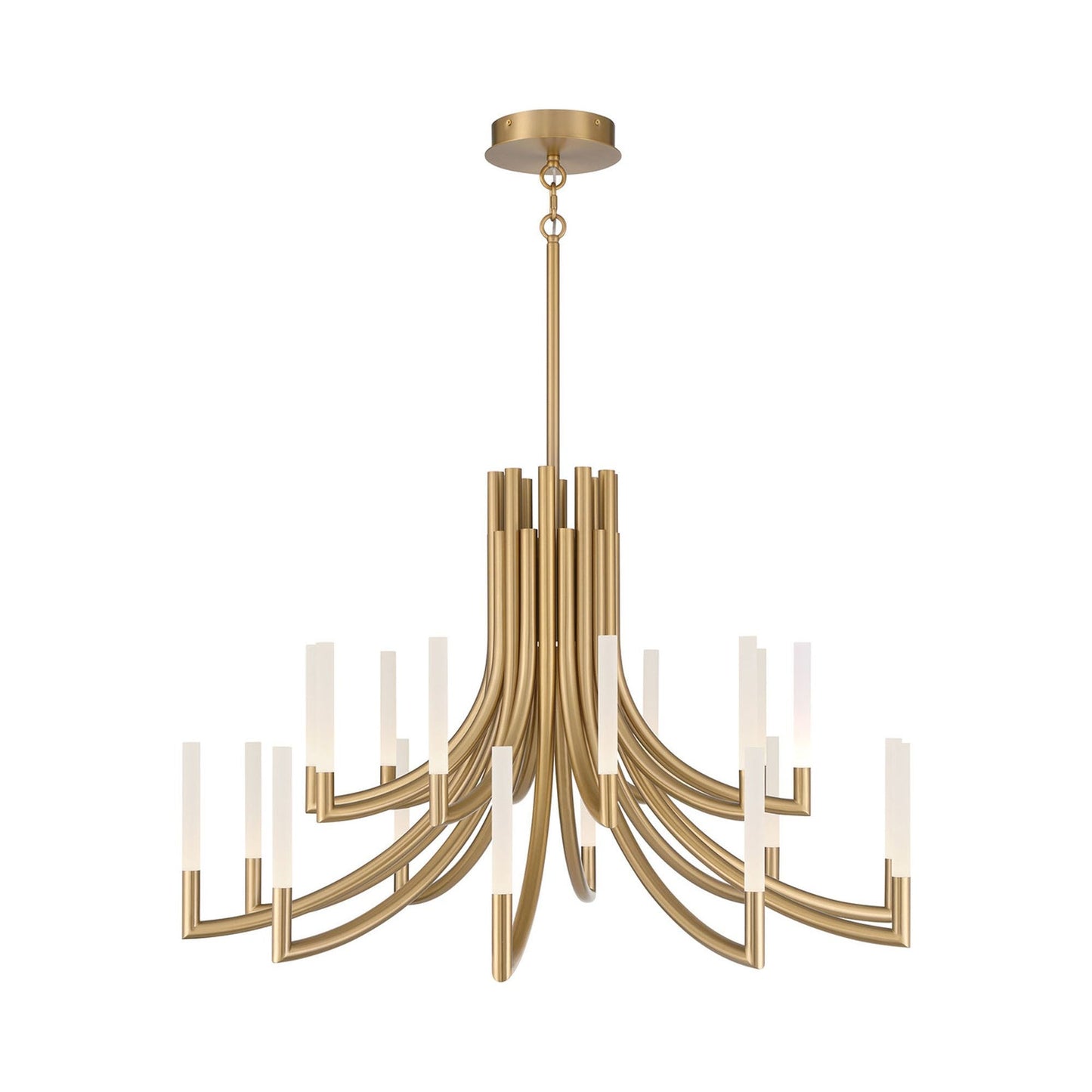 Olette LED Chandelier in Gold (20-Light).