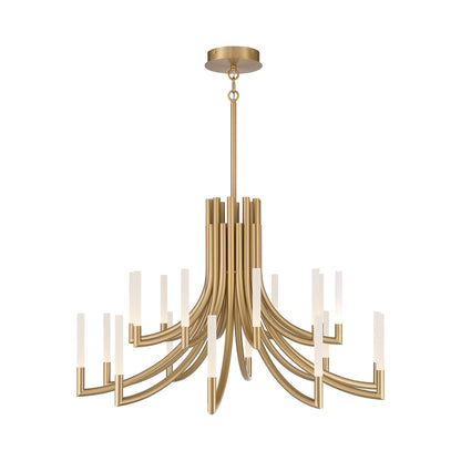 Olette LED Chandelier in Gold (20-Light).