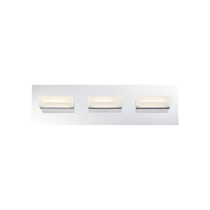 Olson LED Bath Vanity Light in Chrome (3-Light).