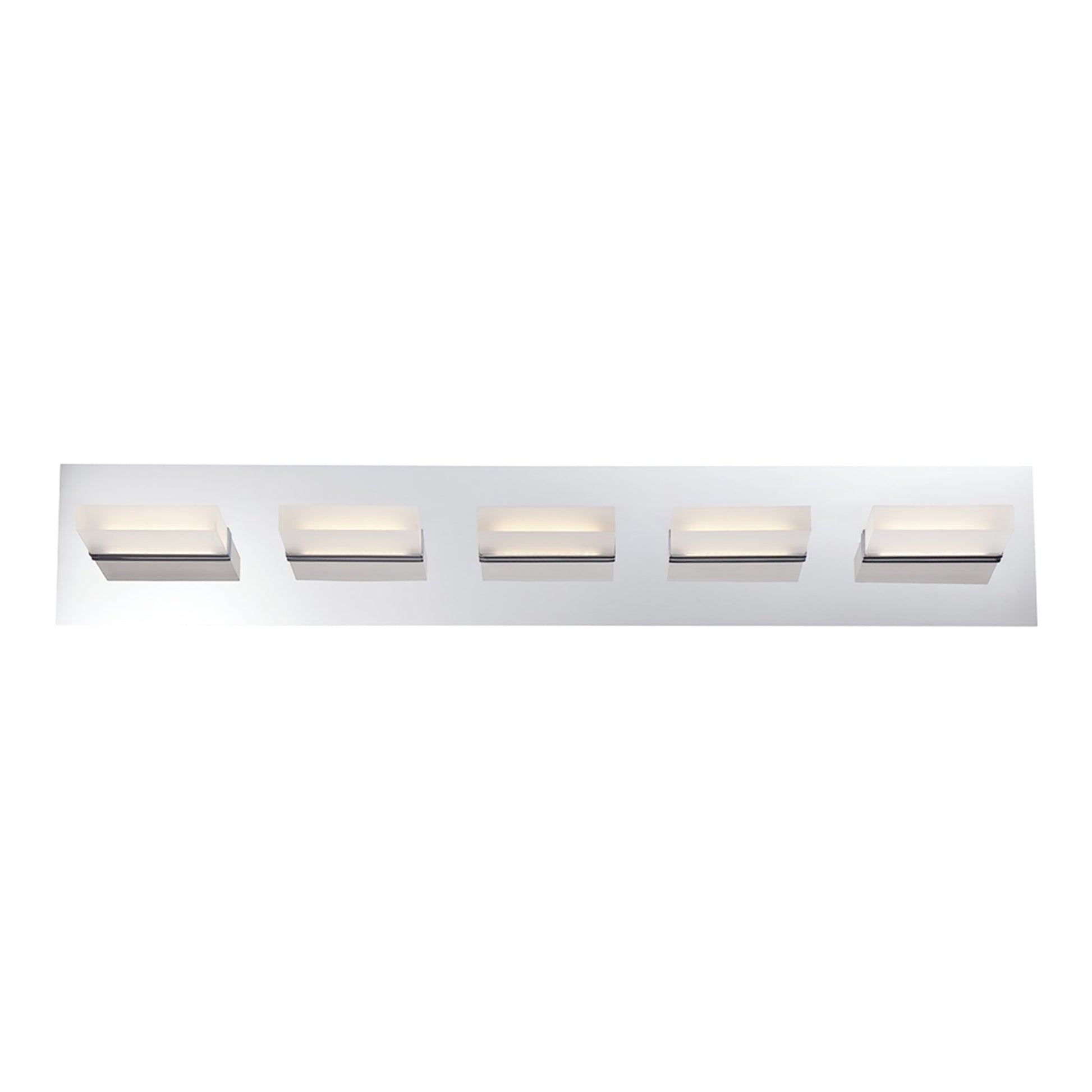 Olson LED Bath Vanity Light in Chrome (5-Light).