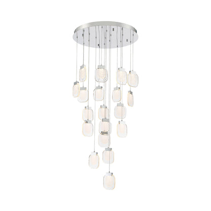 Paget LED Chandelier in Chrome (19-Light).
