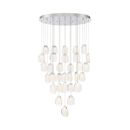 Paget LED Chandelier in Chrome (31-Light).