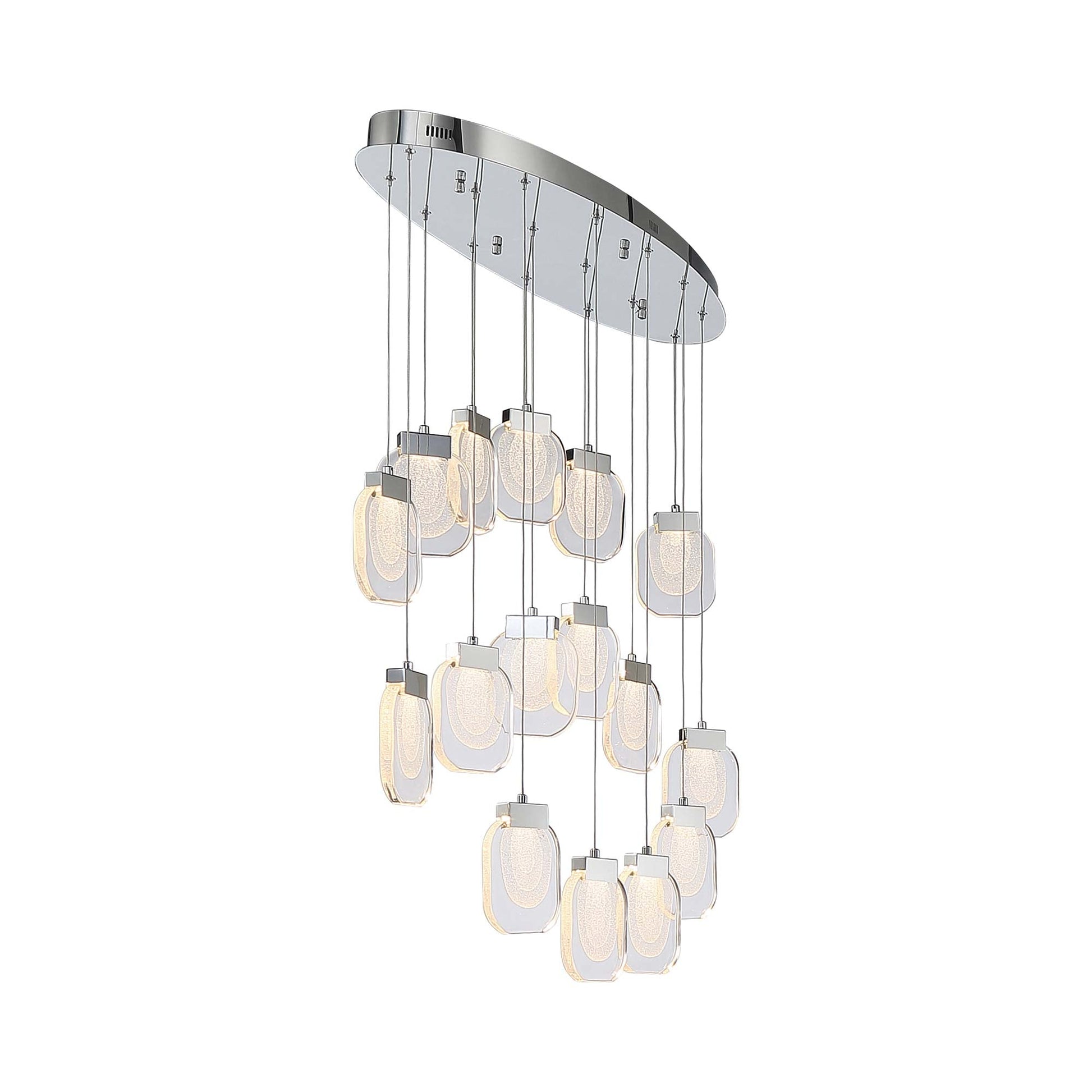 Paget LED Linear Chandelier in Detail.