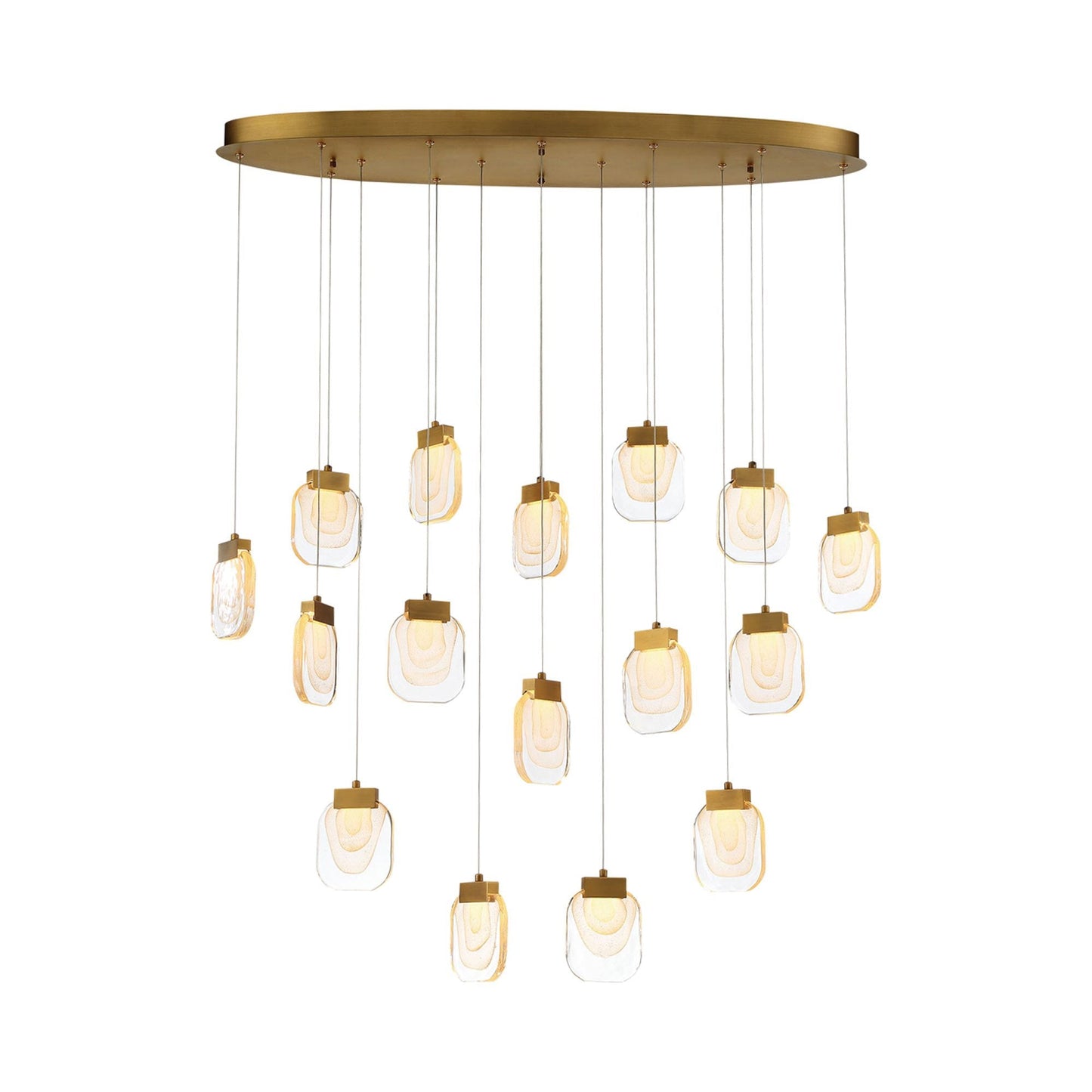 Paget LED Linear Chandelier in Detail.