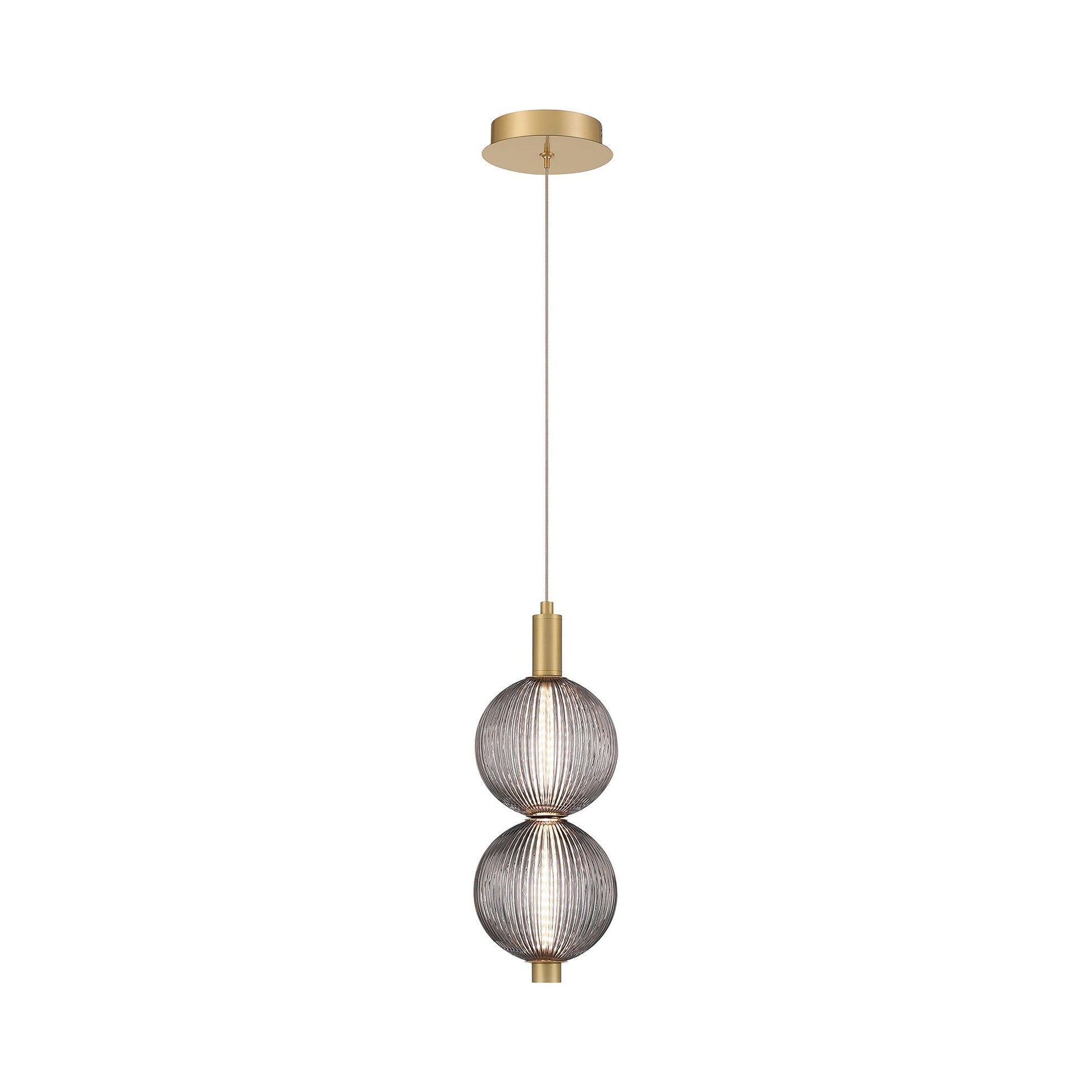 Palmas LED Pendant Light in Gold (2-Light).