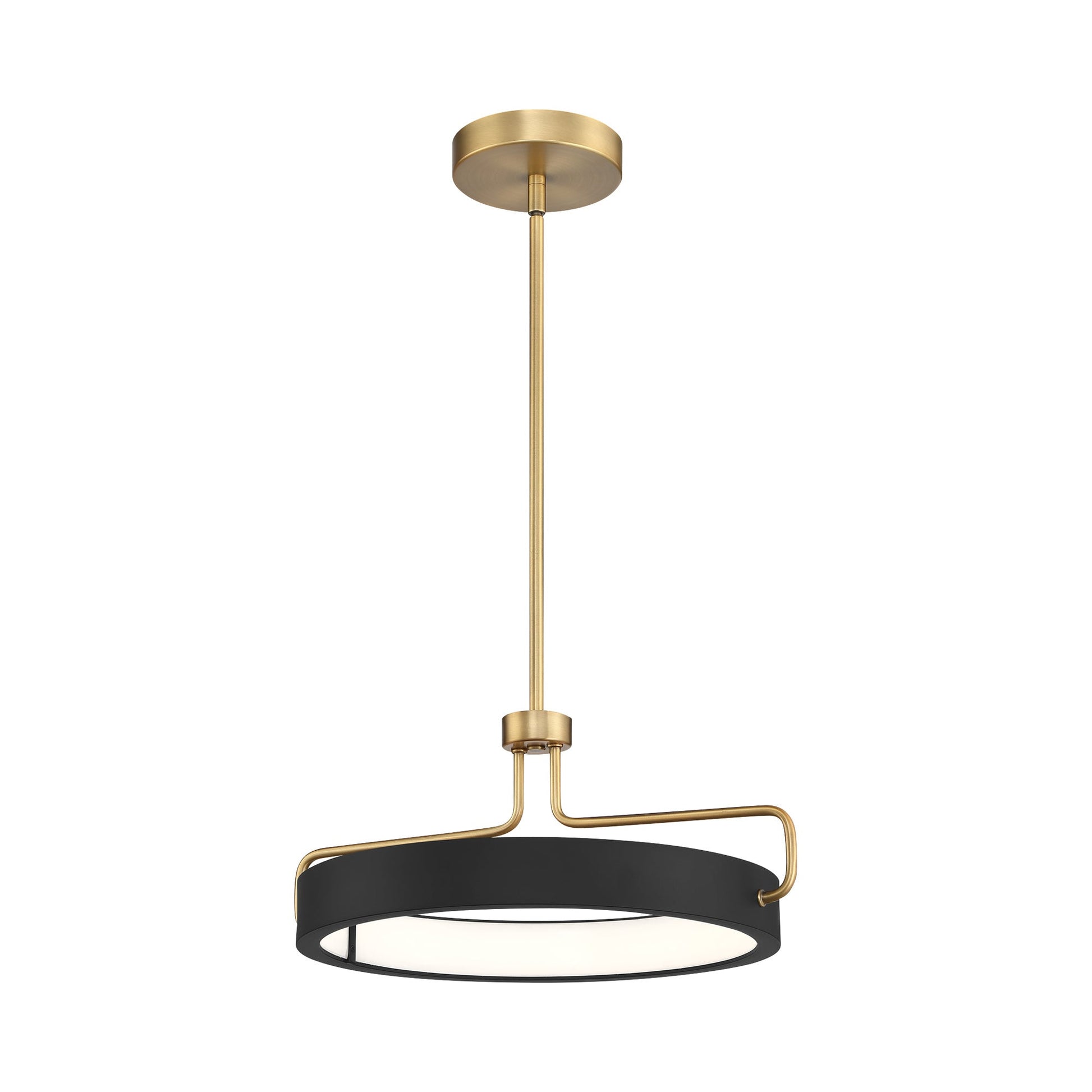 Pemberton LED Pendant Light in Brushed Brass (Small).