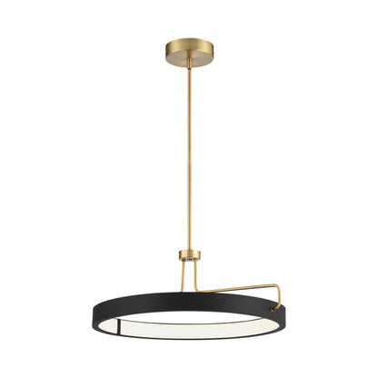 Pemberton LED Pendant Light in Brushed Brass (Large).