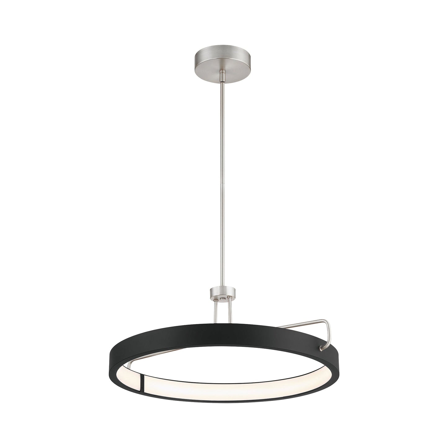 Pemberton LED Pendant Light in Satin Nickel (Large).