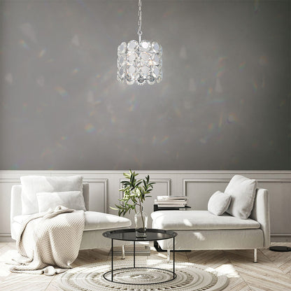 Perrene Pendant Light in living room.