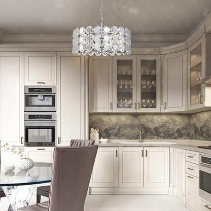 Perrene Pendant Light in dining room.