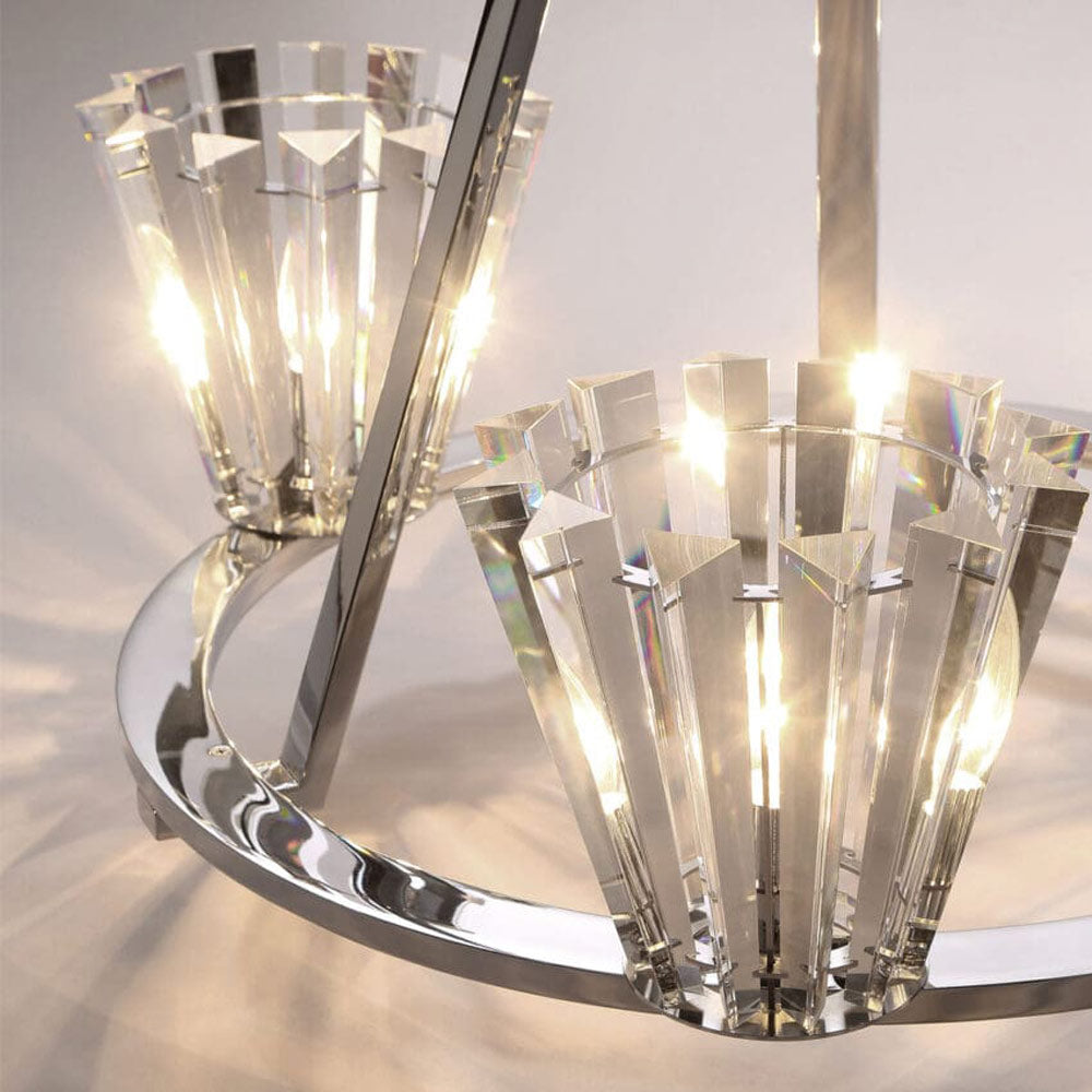 Ricca Chandelier in Detail.