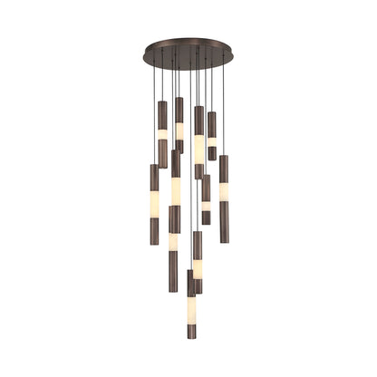 Ronda LED Chandelier in Harlow Bronze (11-Light).