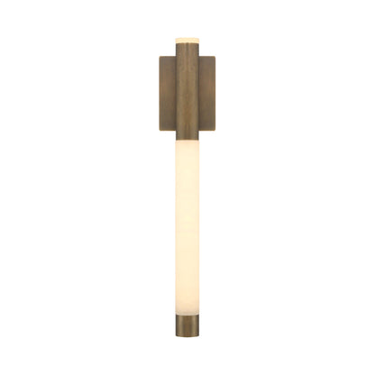 Ronda LED Wall Light in Weathered Brass (24.5-Inch).