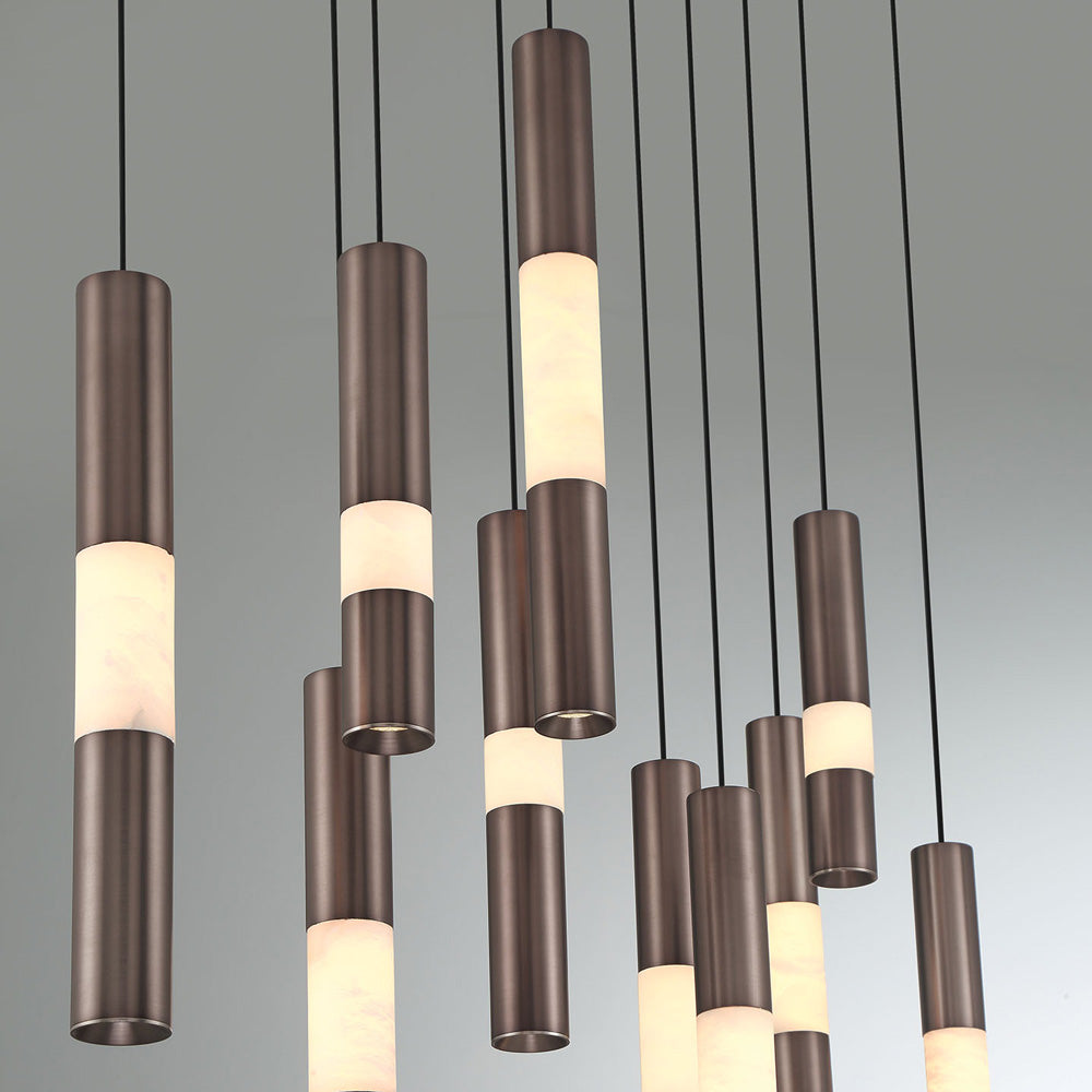 Ronda Linear LED Chandelier in Detail.