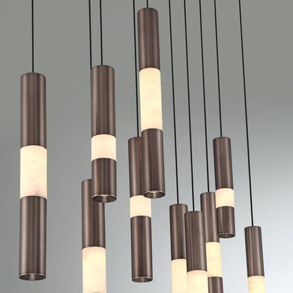 Ronda Linear LED Chandelier in Detail.