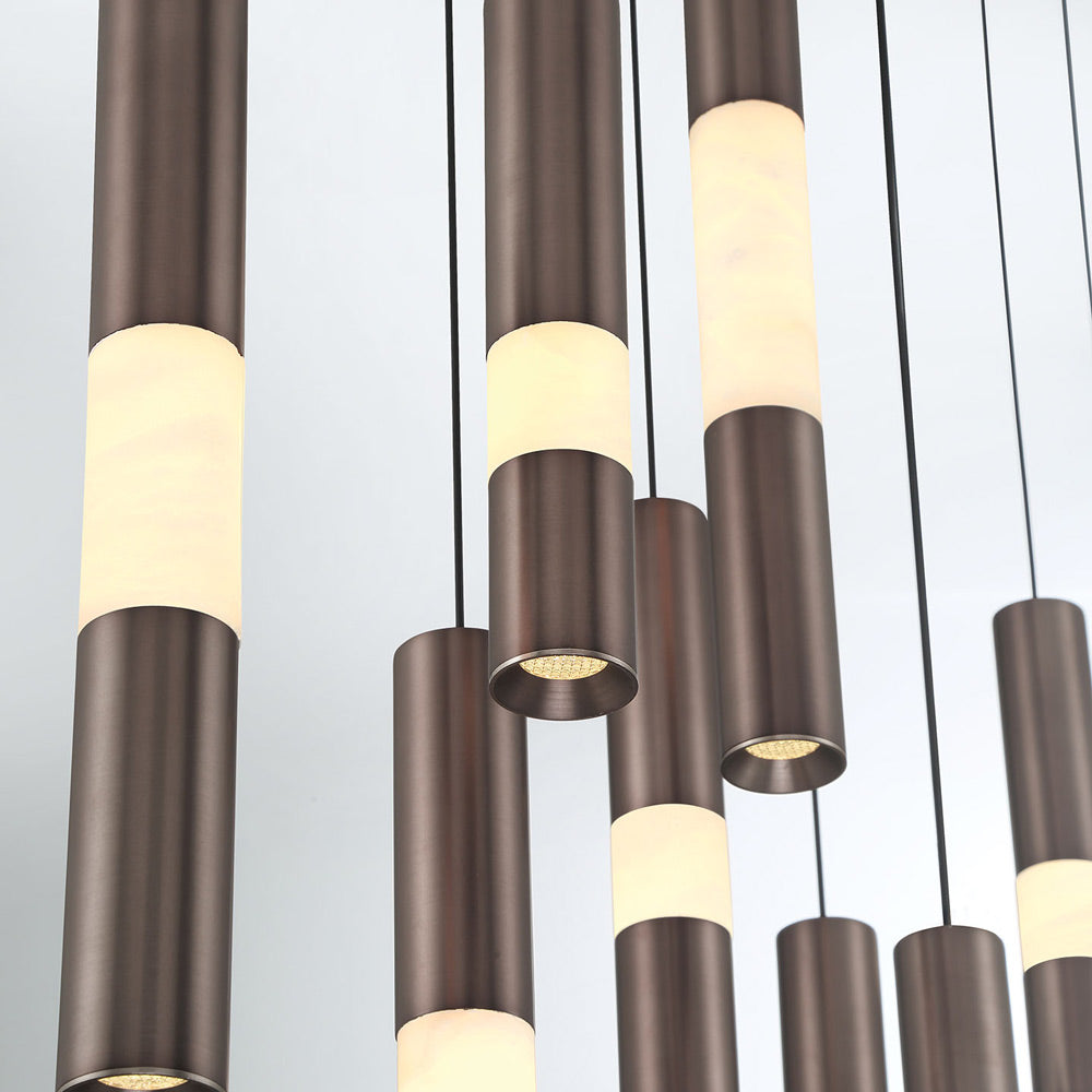 Ronda Linear LED Chandelier in Detail.